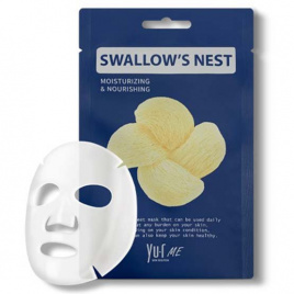 Маска для лица с экстрактом ласточкиного гнезда YU.R ME SWALLOW'S NEST Sheet Mask
