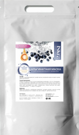 Альгинатная маска "Для чувствит. и куперозной кожи с экстрактом черники, миоксинолом и вит.С", 1000г