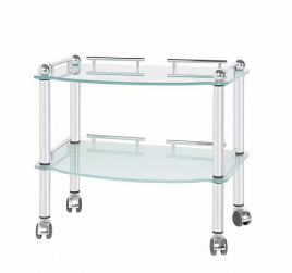 Стол-тележка ST-2 стеклянный