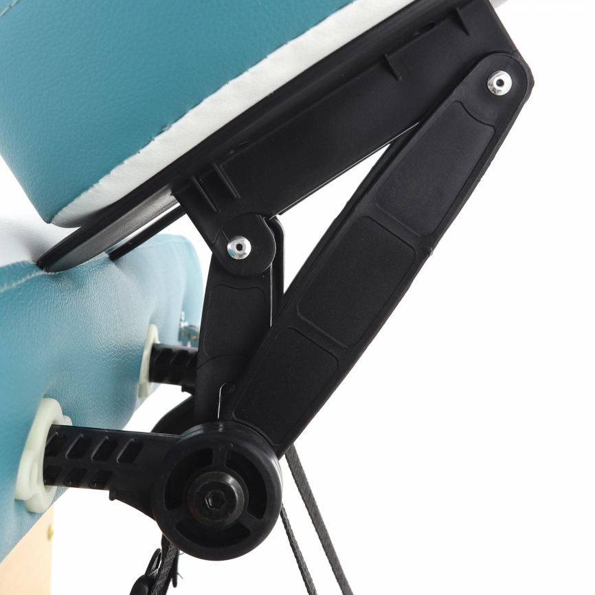 Массажный стол складной деревянный Med-Mos JF-AY01 2-х секционный (светлая рама) фото 12