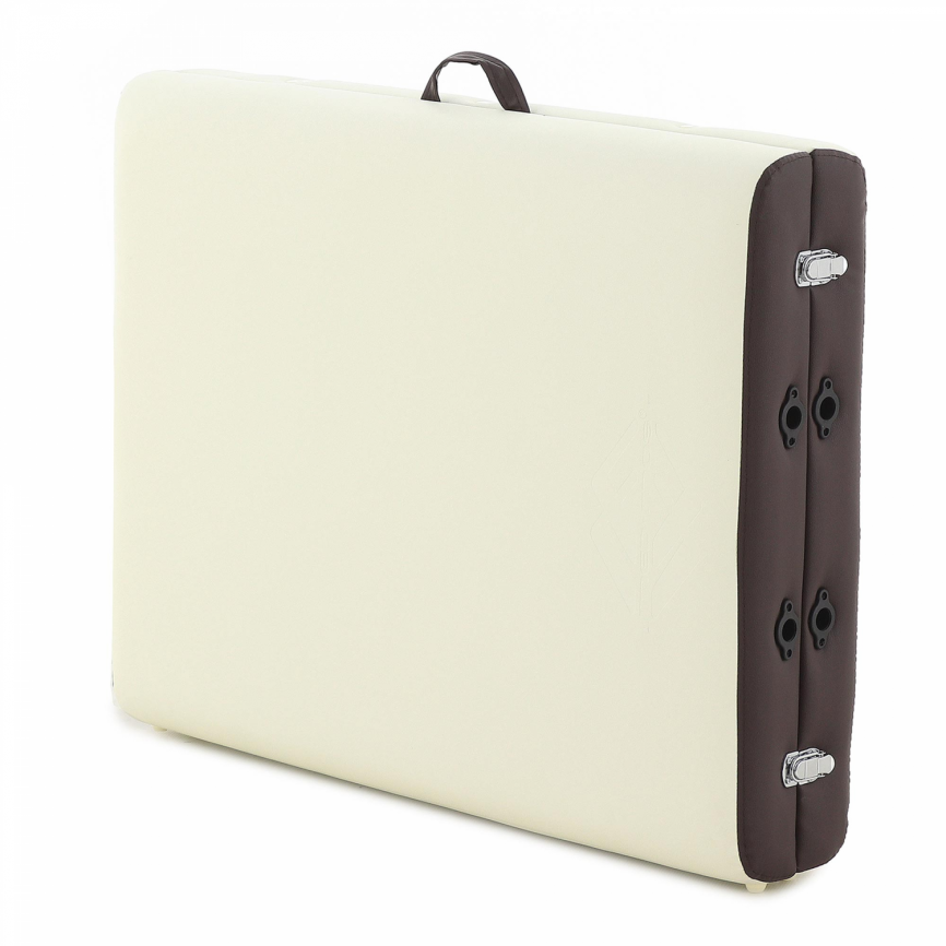 Массажный стол складной деревянный Med-Mos JF-AY01 2-х секционный (темная рама) фото 16