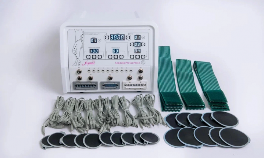 Аппарат физиотерапевтический для прессотерапии, ик-прогрева, миостимуляции Scopula PressoPro 3 фото 2