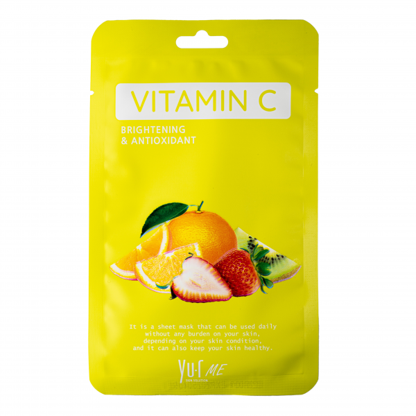 Маска для лица с витамином С YU.R ME Vitamin C Sheet Mask фото 1
