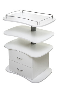 Столик косметолога ЭСТЕТ (Белый H) фото 1