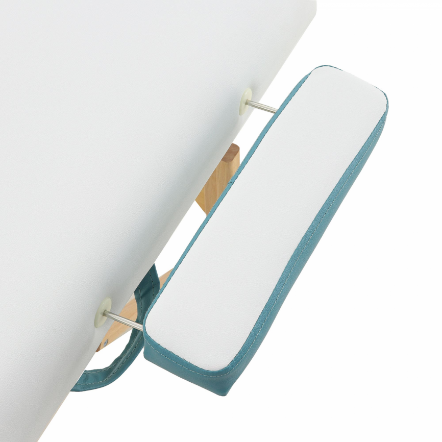 Массажный стол складной деревянный Med-Mos JF-AY01 3-х секционный (светлая рама) фото 14