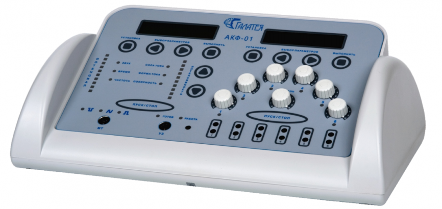Профессиональный аппарат ультразвукового пилинга, микротоковой терапии и миостимуляции АКФ-01 фото 1