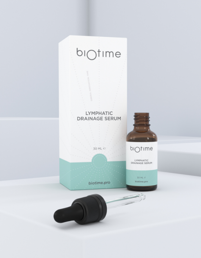 Лимфодренажная сыворотка марки Биотайм (Biotime lymphatic drainage serum), флакон 30 мл фото 1